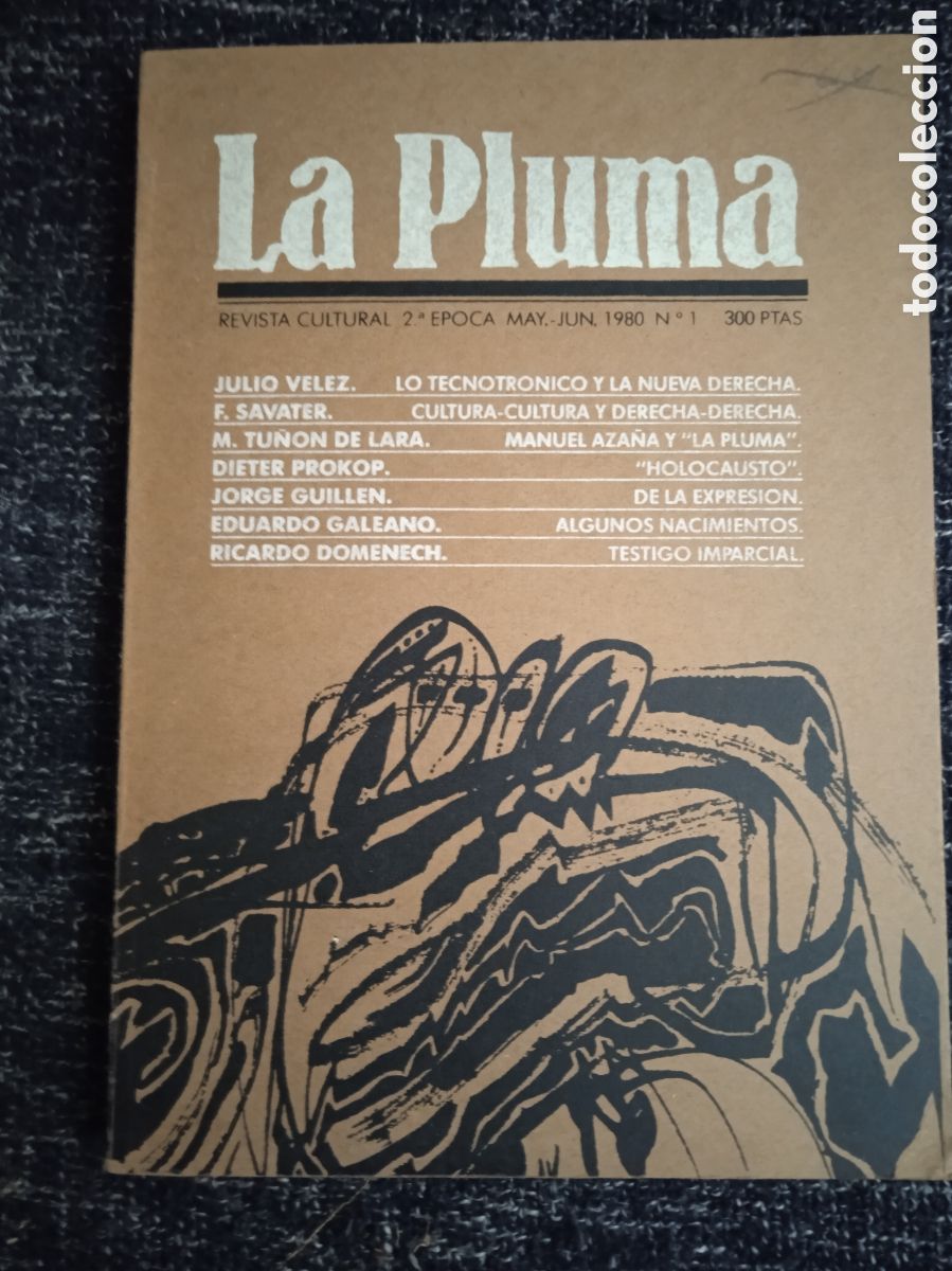 Libros de segunda mano: LA PLUMA. REVISTA CULTURAL N&ordm; 1 MAYO - JUNIO 1980