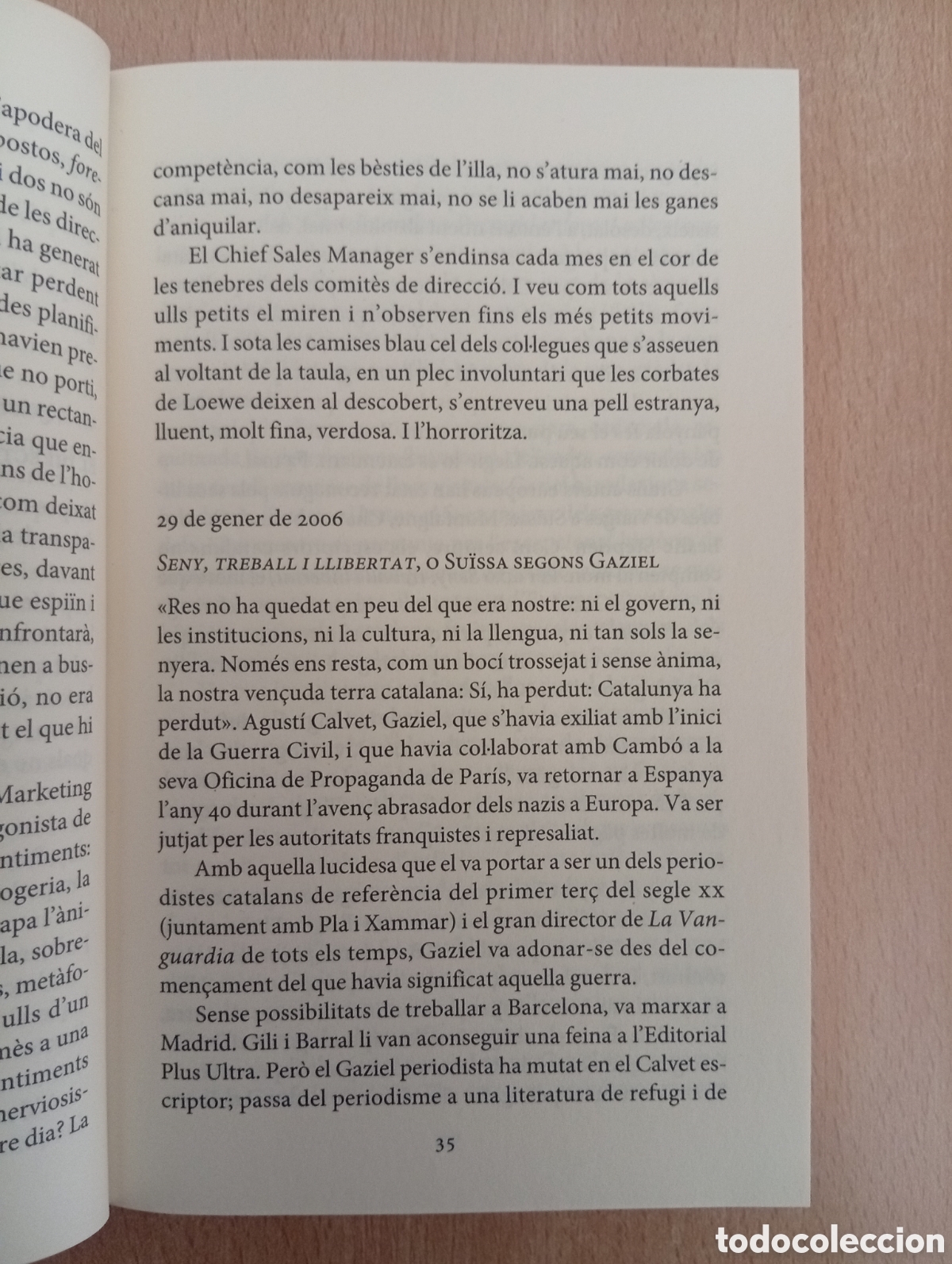 Libros de segunda mano: EL QUADERN SU&Iacute;S. Quim Torra - Foto 15