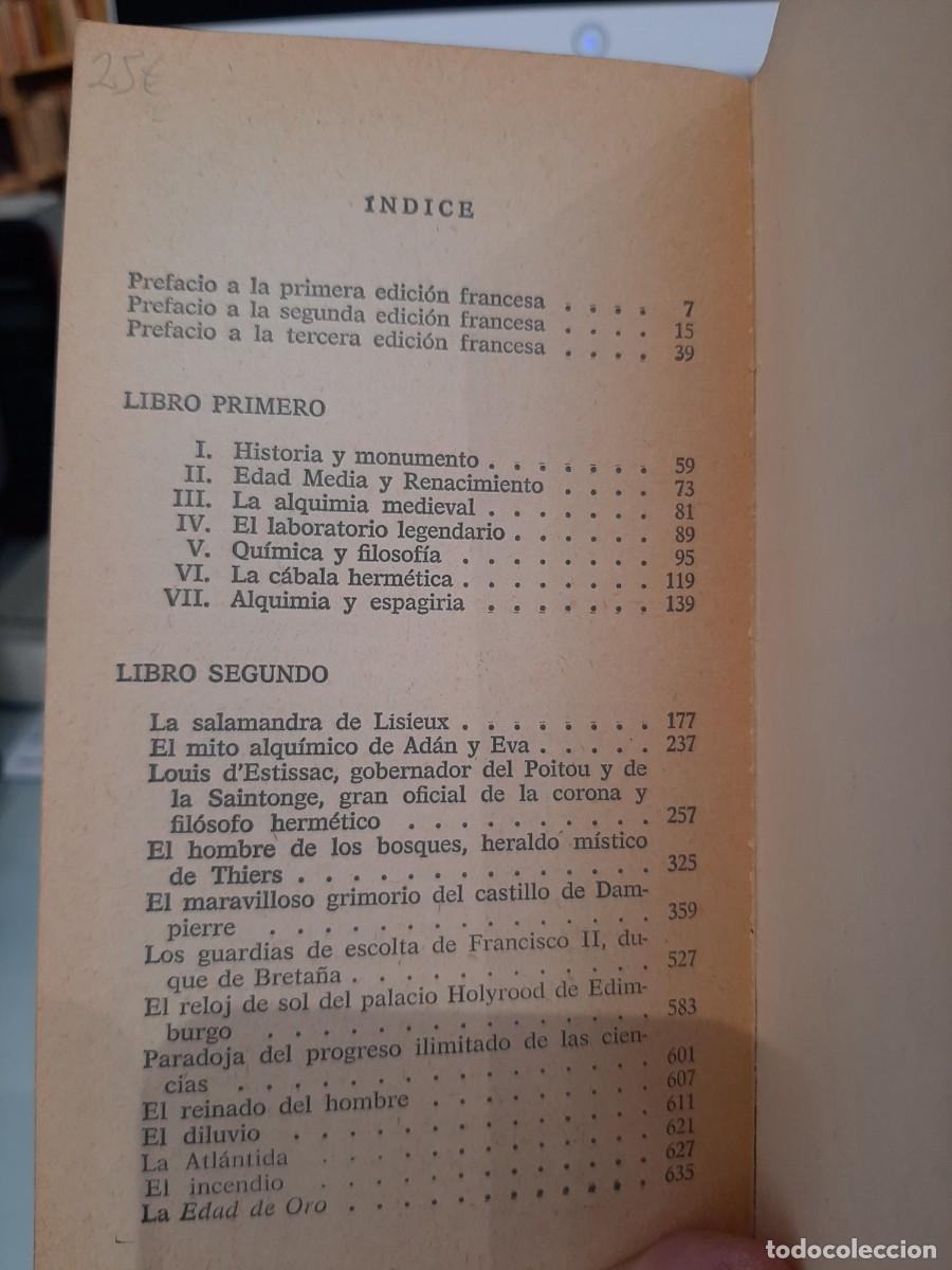 Libros de segunda mano: Fulcanelli. Las moradas filosofales - Foto 2