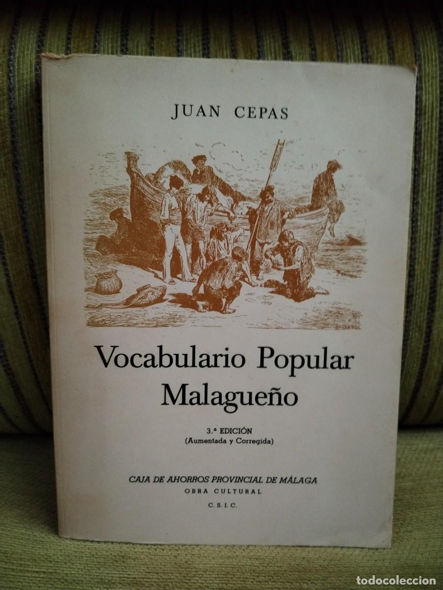 Libros de segunda mano: Vocabulario popular malague&ntilde;o - Foto 1
