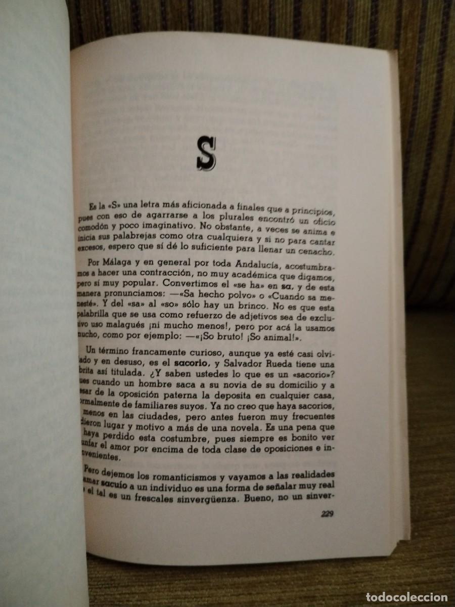 Libros de segunda mano: Vocabulario popular malague&ntilde;o - Foto 8