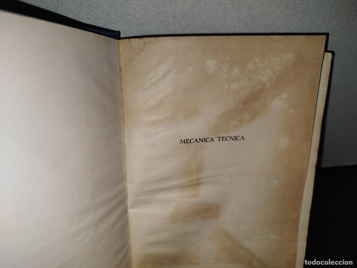 Libros de segunda mano: 183- MEC&Aacute;NICA T&Eacute;CNICA - S. TIMOSHENKO - 1963 - Foto 3