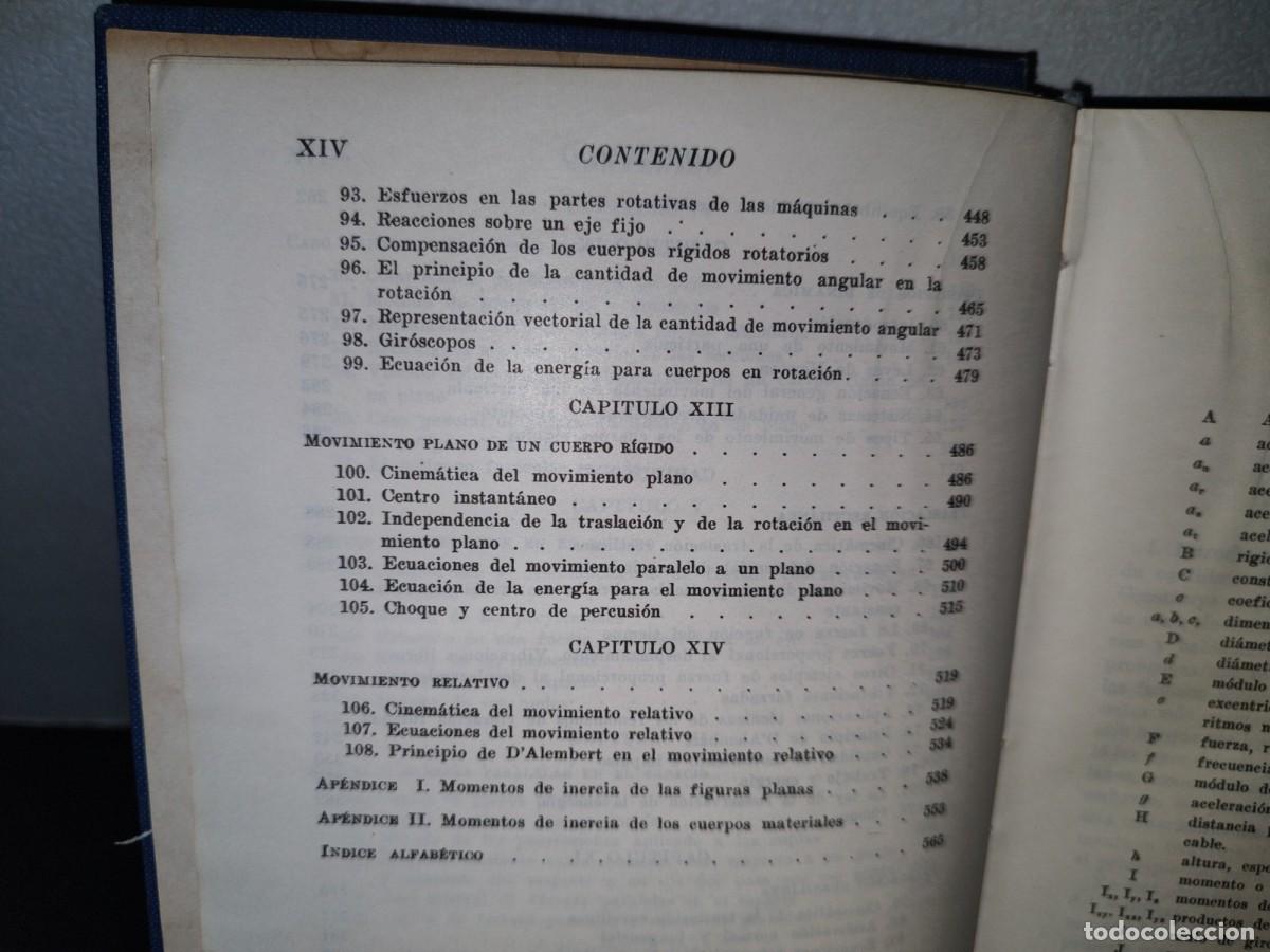 Libros de segunda mano: 183- MEC&Aacute;NICA T&Eacute;CNICA - S. TIMOSHENKO - 1963 - Foto 11