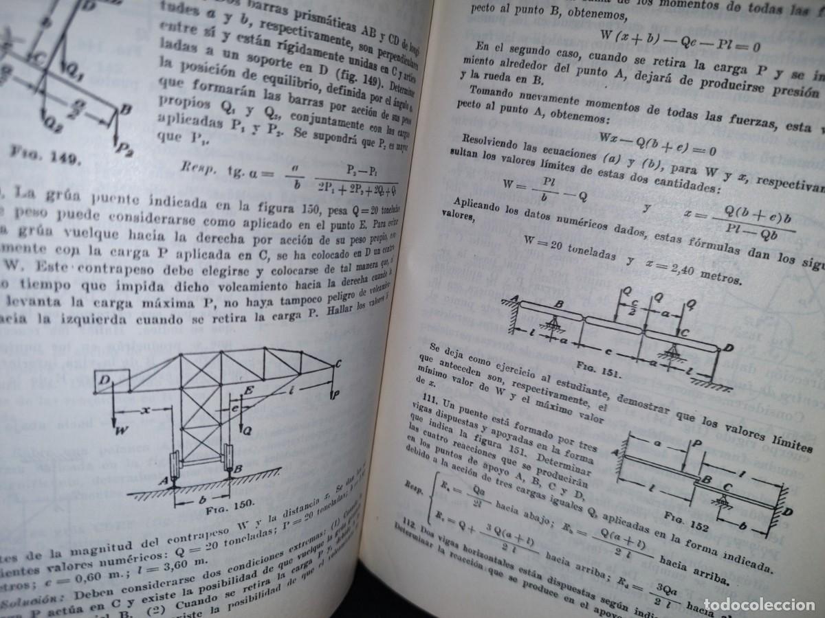 Libros de segunda mano: 183- MEC&Aacute;NICA T&Eacute;CNICA - S. TIMOSHENKO - 1963 - Foto 21