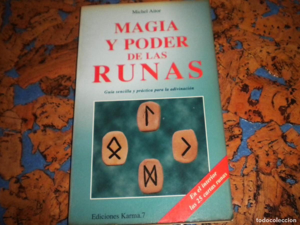 Libros de segunda mano: Libro. MAGIA Y PODER DE LAS RUNAS. Autor. MICHEL AITOR. Mancias. Adivinaci&oacute;n. - Foto 1