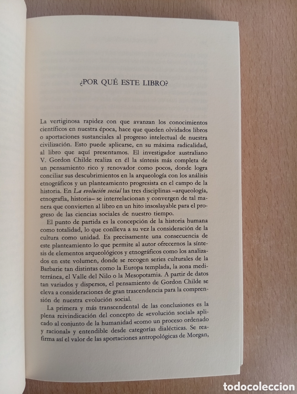 Libros de segunda mano: LA EVOLUCI&Oacute;N SOCIAL. V. GORDON CHILDE. C&iacute;rculo de Lectores - Foto 10