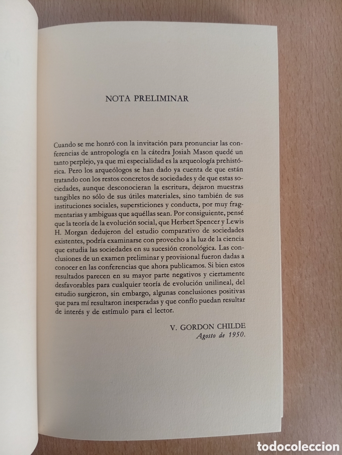 Libros de segunda mano: LA EVOLUCI&Oacute;N SOCIAL. V. GORDON CHILDE. C&iacute;rculo de Lectores - Foto 11