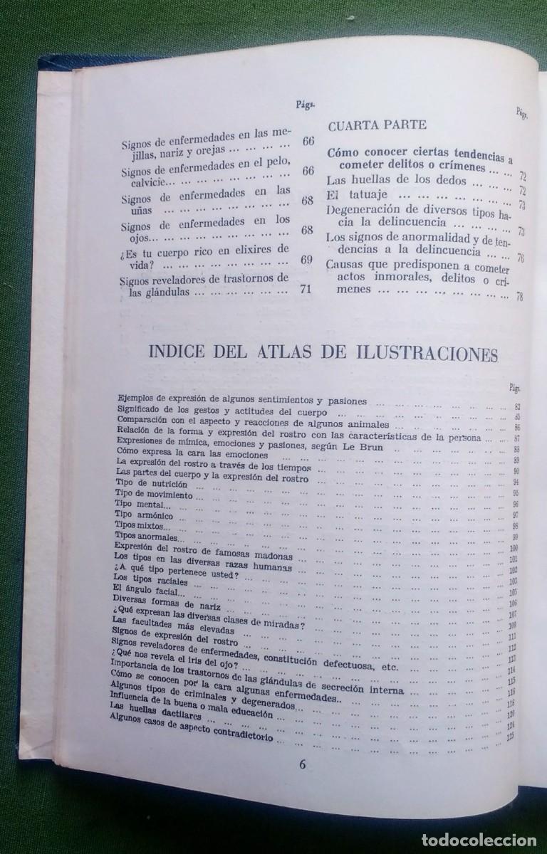 Libros de segunda mano: EXPRESI&Oacute;N DEL ROSTRO - Dr. A. VANDER - 1955 - D20 - Foto 4