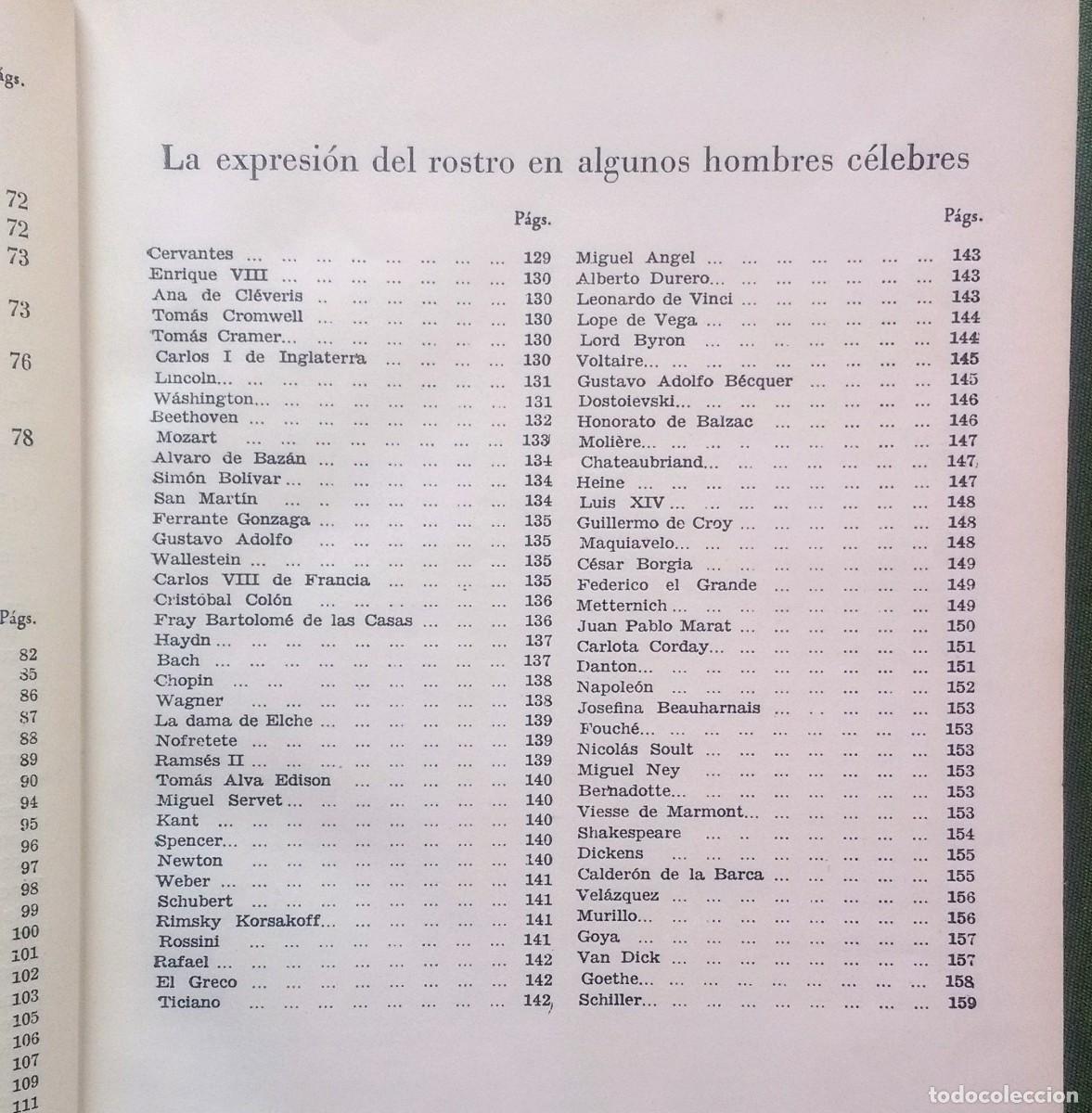 Libros de segunda mano: EXPRESI&Oacute;N DEL ROSTRO - Dr. A. VANDER - 1955 - D20 - Foto 5