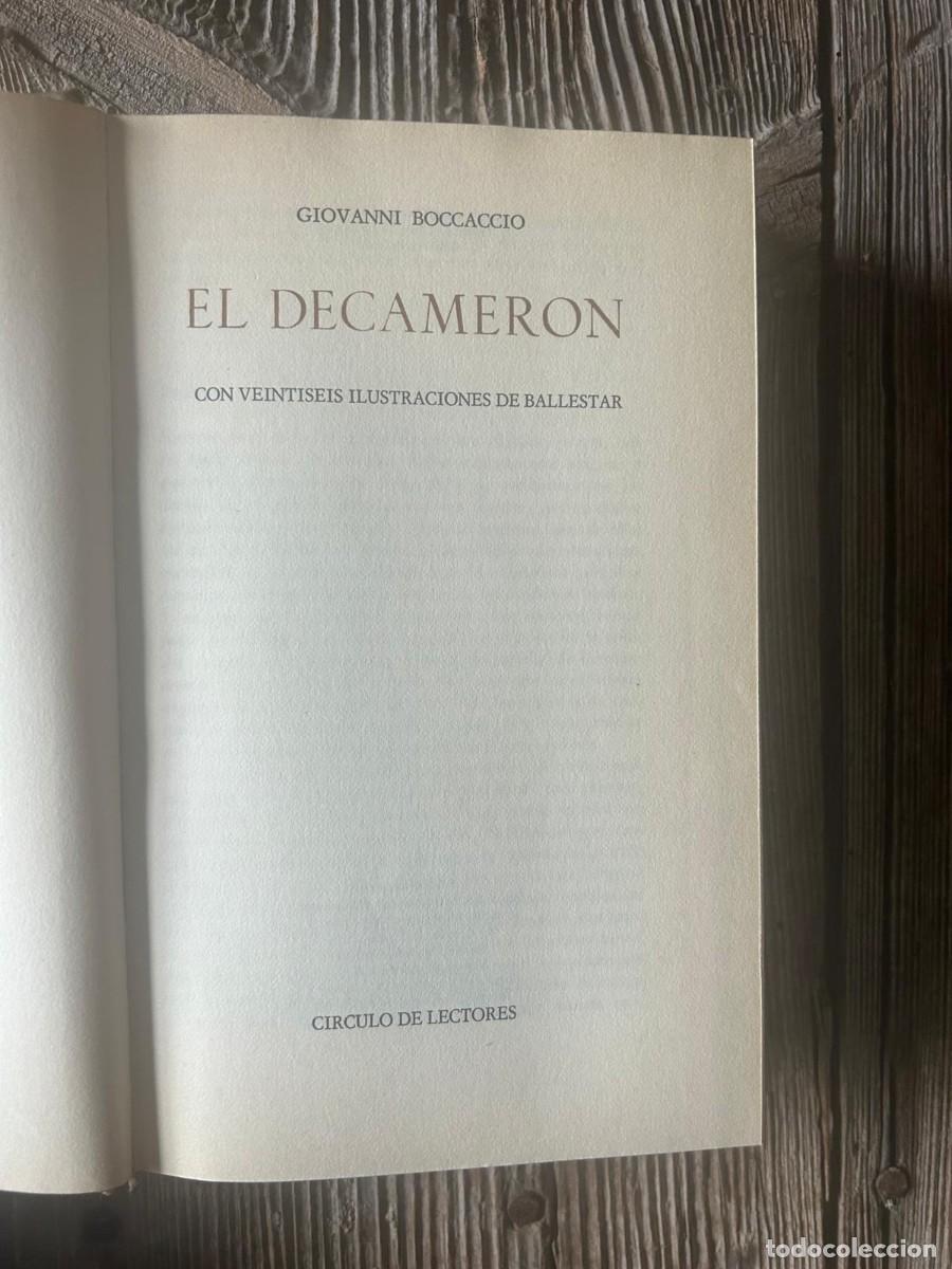 Libros de segunda mano: EL DECAMERON. BOCCACIO - Foto 4