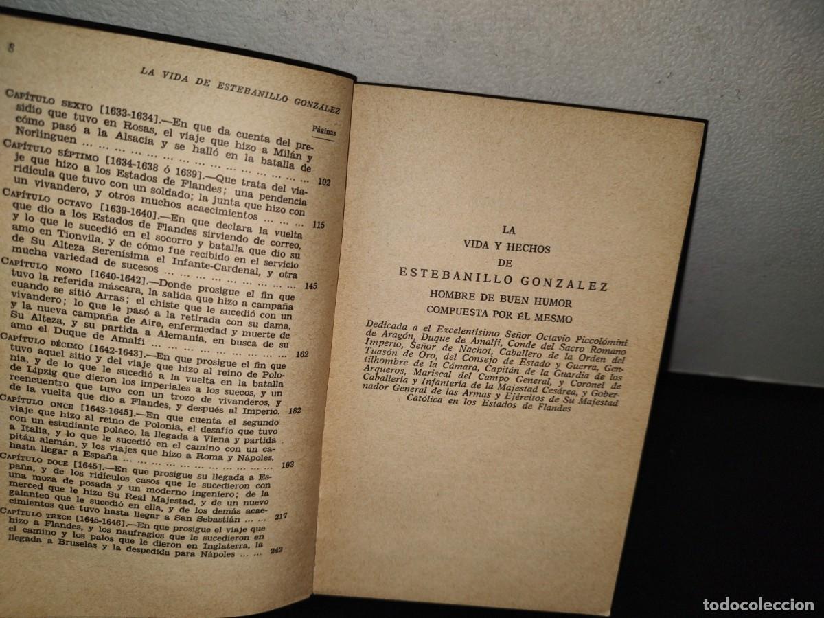 Libros de segunda mano: 144- LA VIDA DE ESTEBANLLO GONZ&Aacute;LEZ - AN&Oacute;NIMO - COLECCI&Oacute;N AUSTRAL - 1968 - Foto 5