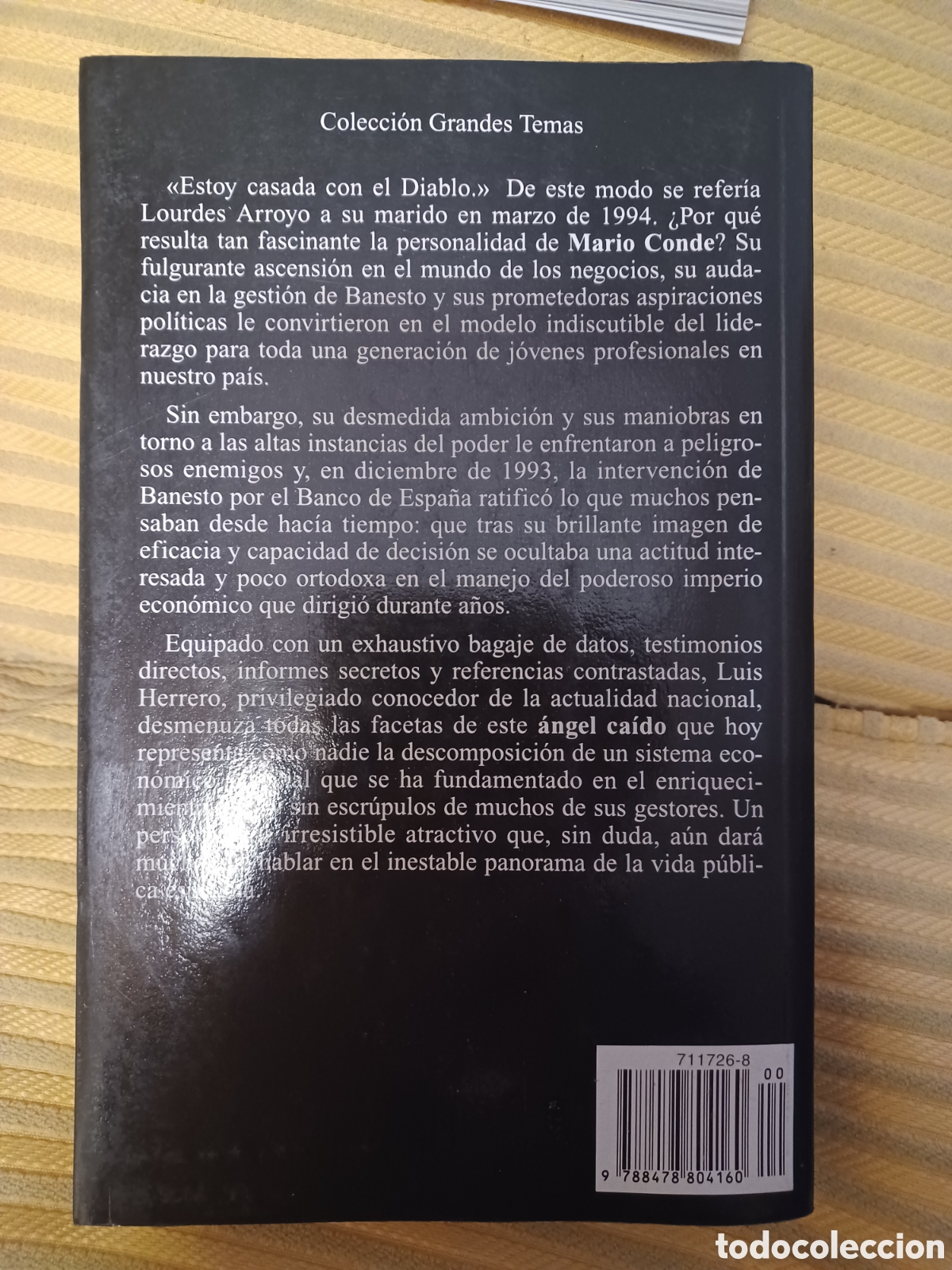 Libros de segunda mano: Conde, el &aacute;ngel ca&iacute;do.- Herrero, Luis - Foto 2