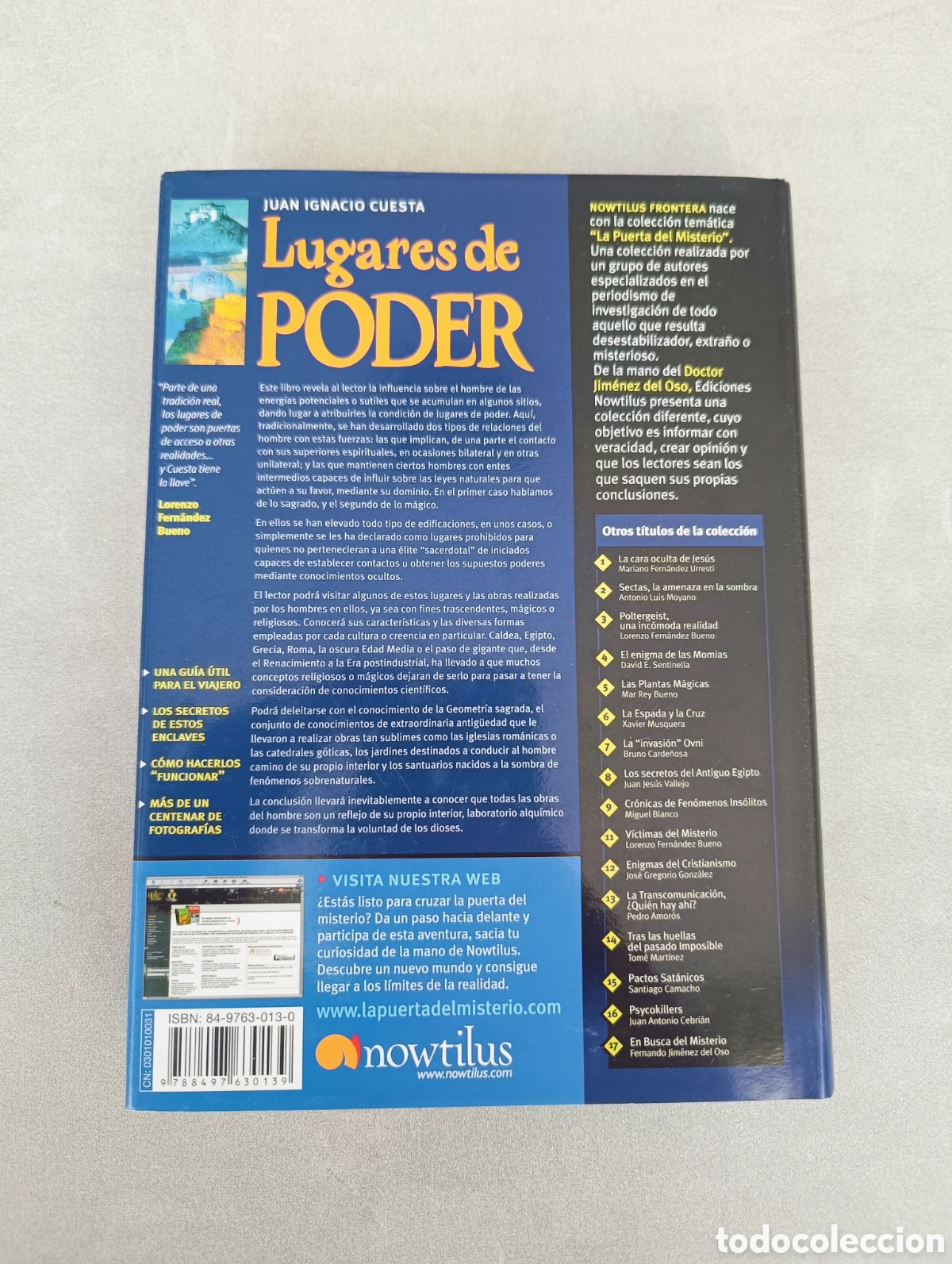 Libros de segunda mano: Lugares de poder. Juan Ignacio Cuesta - Foto 4
