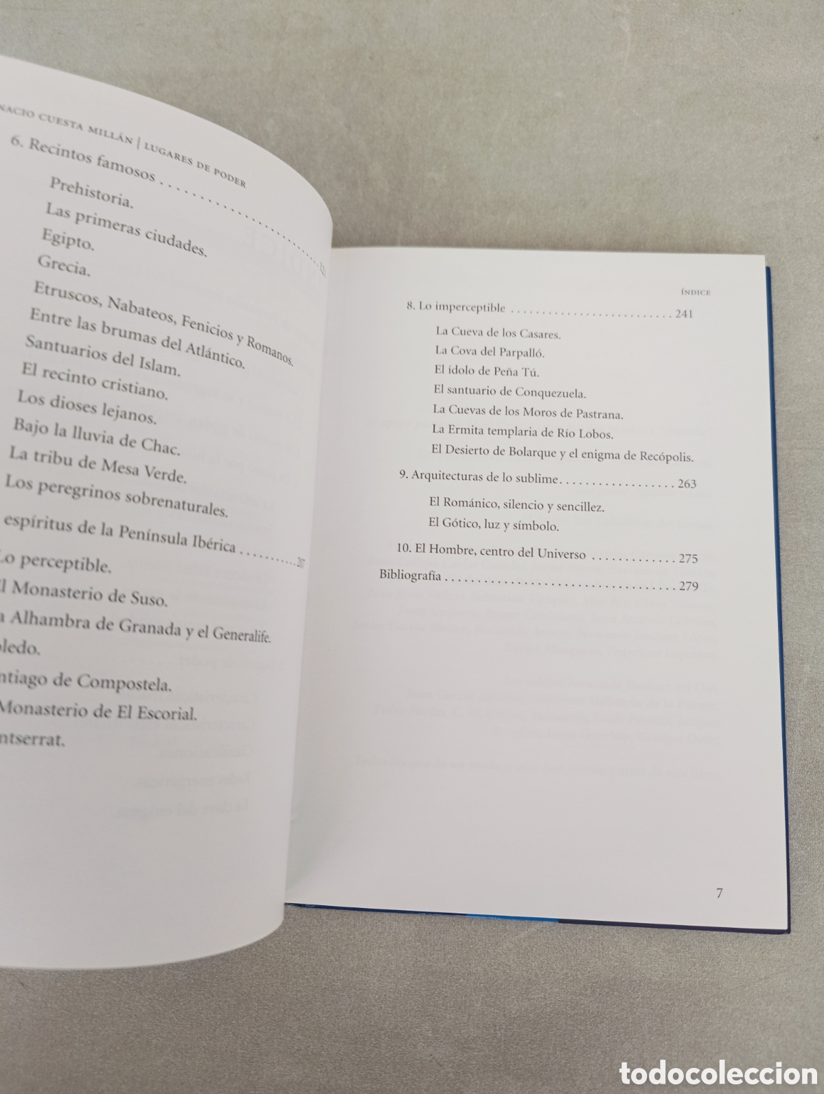 Libros de segunda mano: Lugares de poder. Juan Ignacio Cuesta - Foto 7