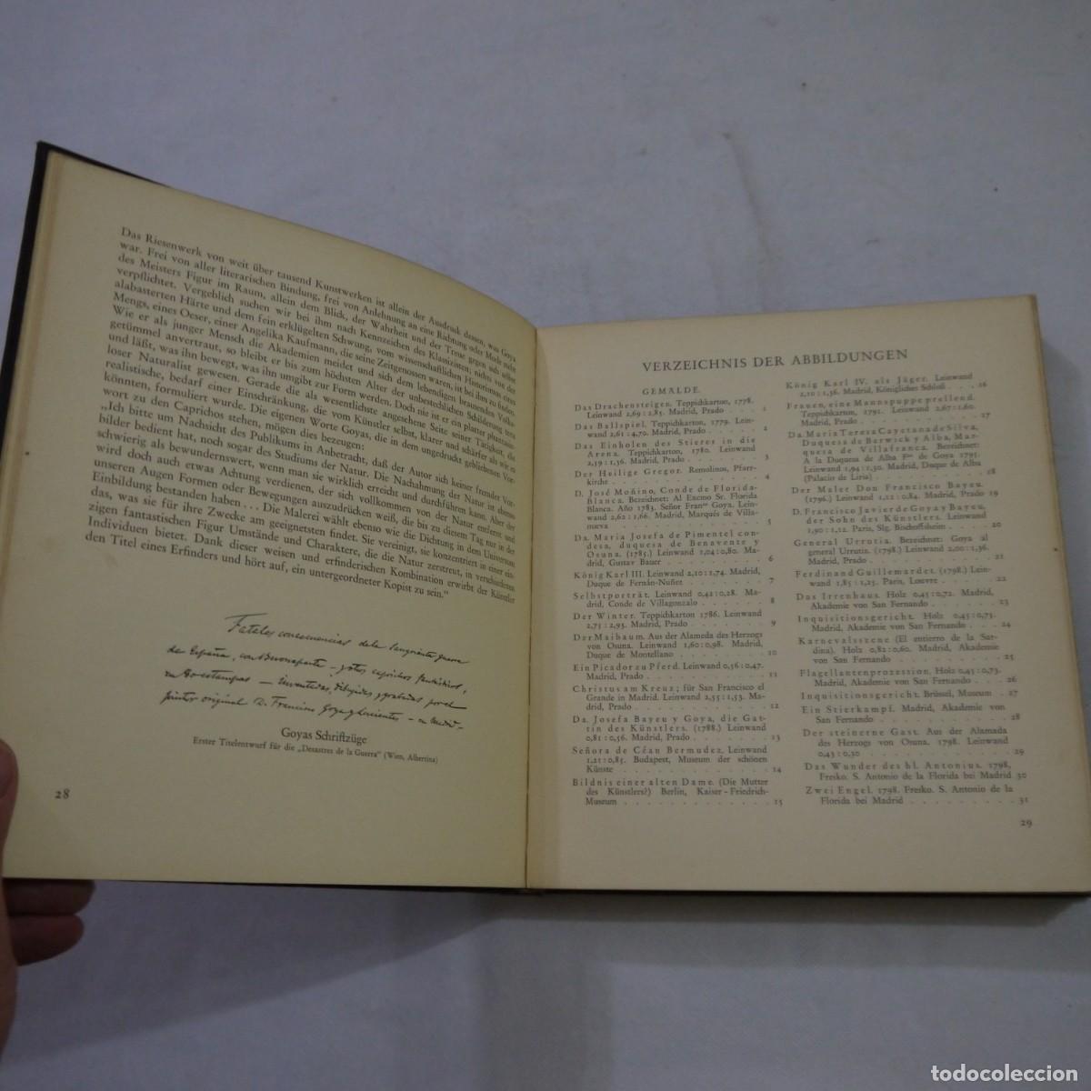 Libros de segunda mano: FRANCISCO GOYA - TEXT VON DR. BENNO FLEISCHMANN - OTTO LORENZ-VERLAG - ALEMAN - Foto 5