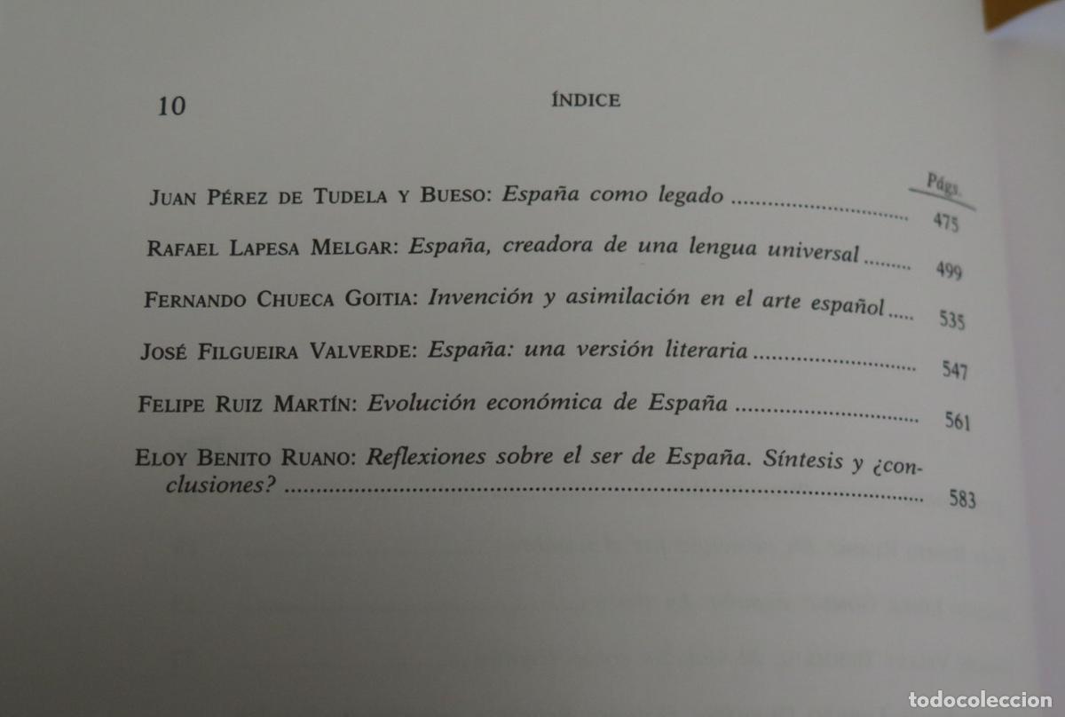 Libros de segunda mano: Espa&ntilde;a. Reflexiones ser de Espa&ntilde;a - Foto 3