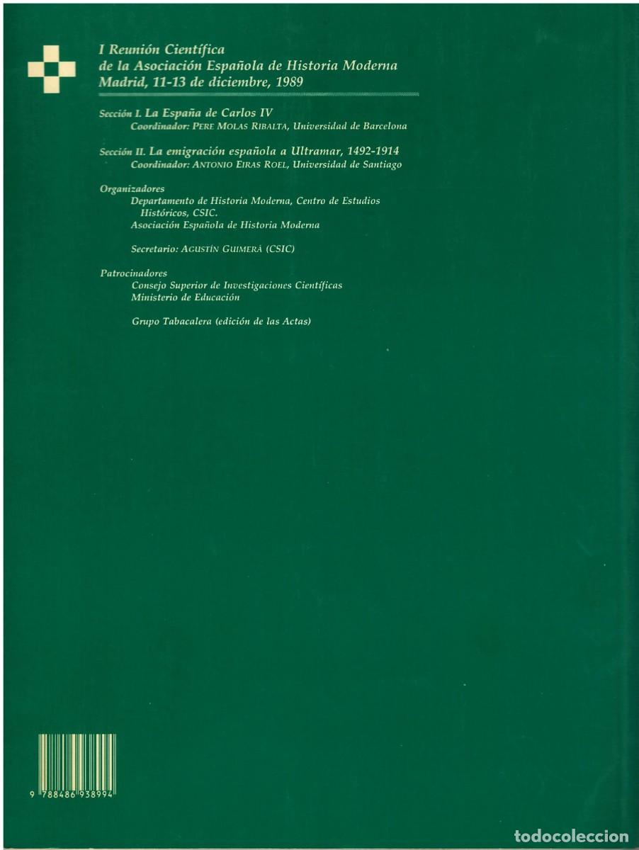 Libros de segunda mano: La Espa&ntilde;a de Carlos IV - Pere Molas Ribalta (edit.) - Foto 2