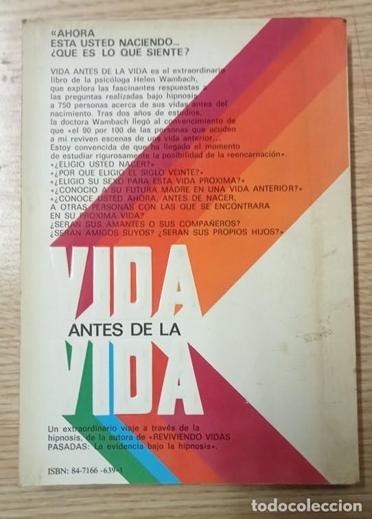 Libros de segunda mano: Vida antes de la vida Helen Wambach - Foto 2