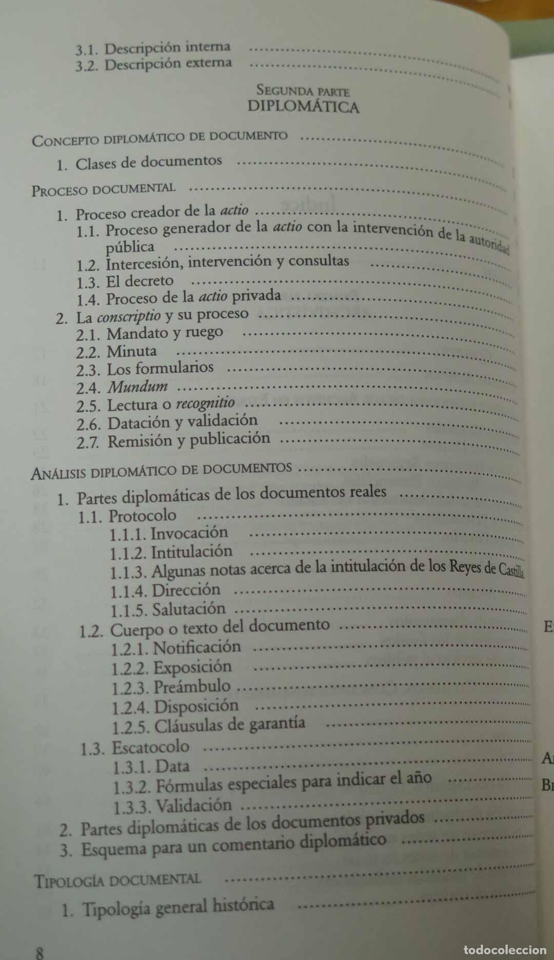 Libros de segunda mano: Archiv&iacute;stica, diplom&aacute;tica y sigilograf&iacute;a Tamayo - Foto 3
