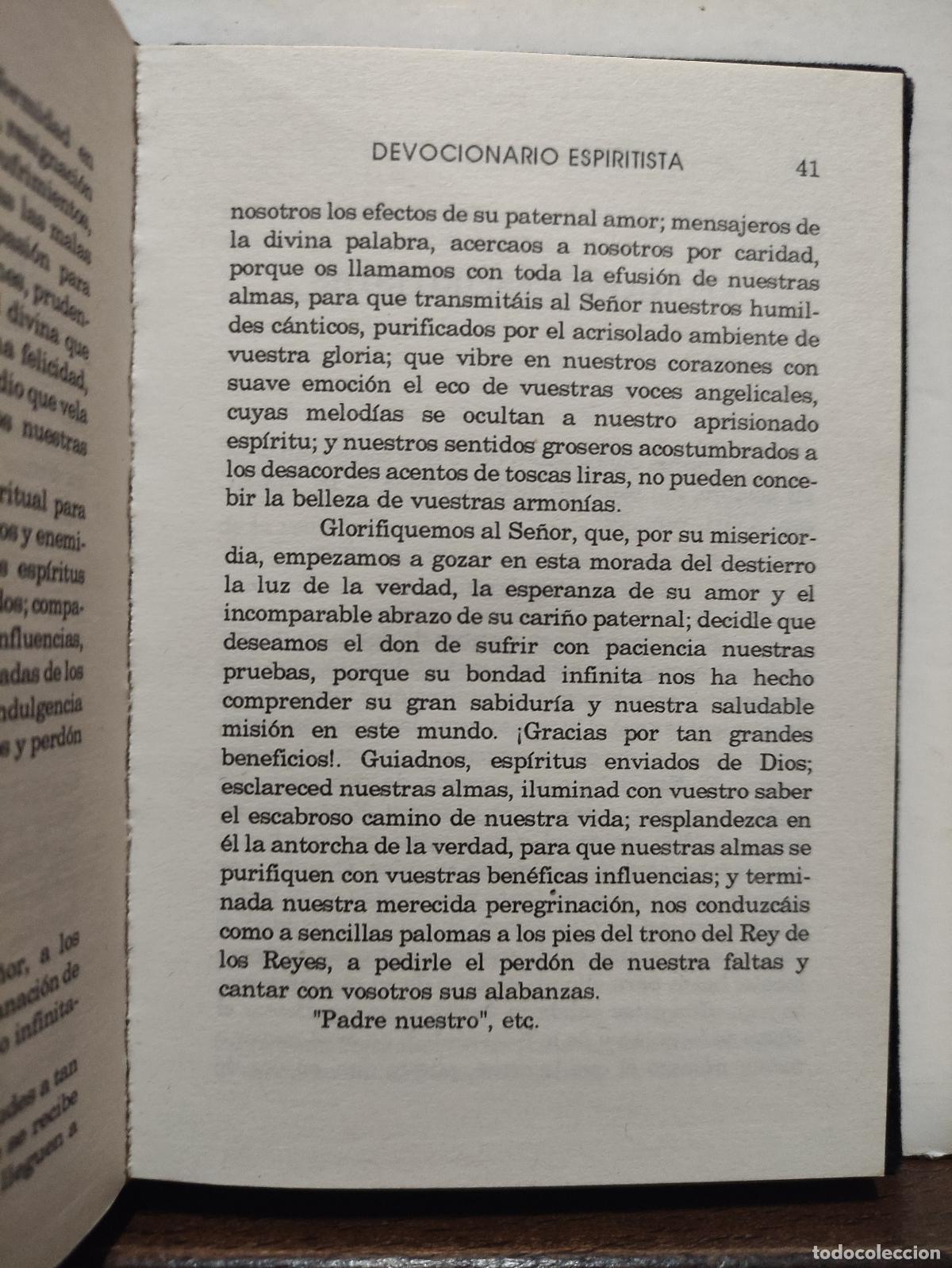 Libros de segunda mano: DEVOCIONARIO ESPIRITISTA - LIBRO DE ORACIONES - ALLAN KARDEC - Foto 2