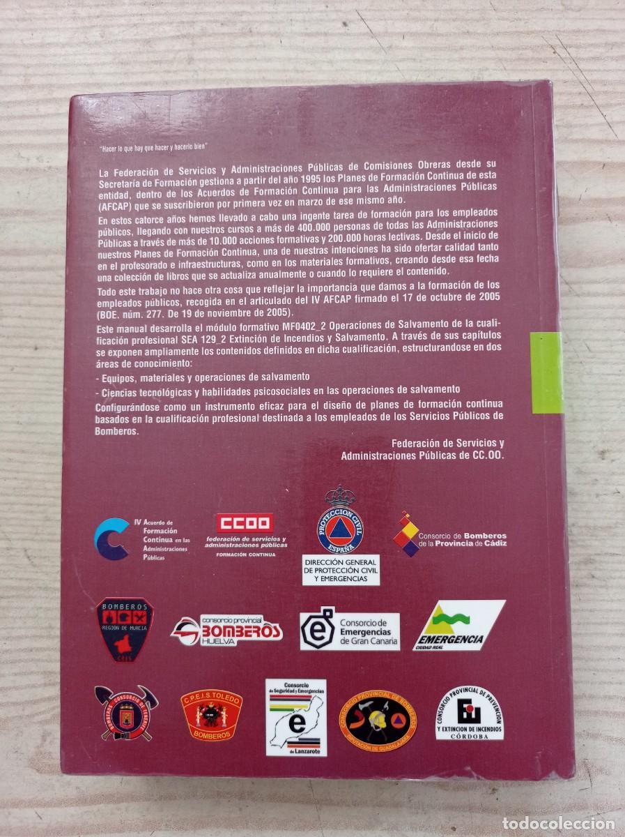 Libros de segunda mano: Operaciones De Salvamento - Bomberos - 2009 - Ediciones GPS - Foto 5