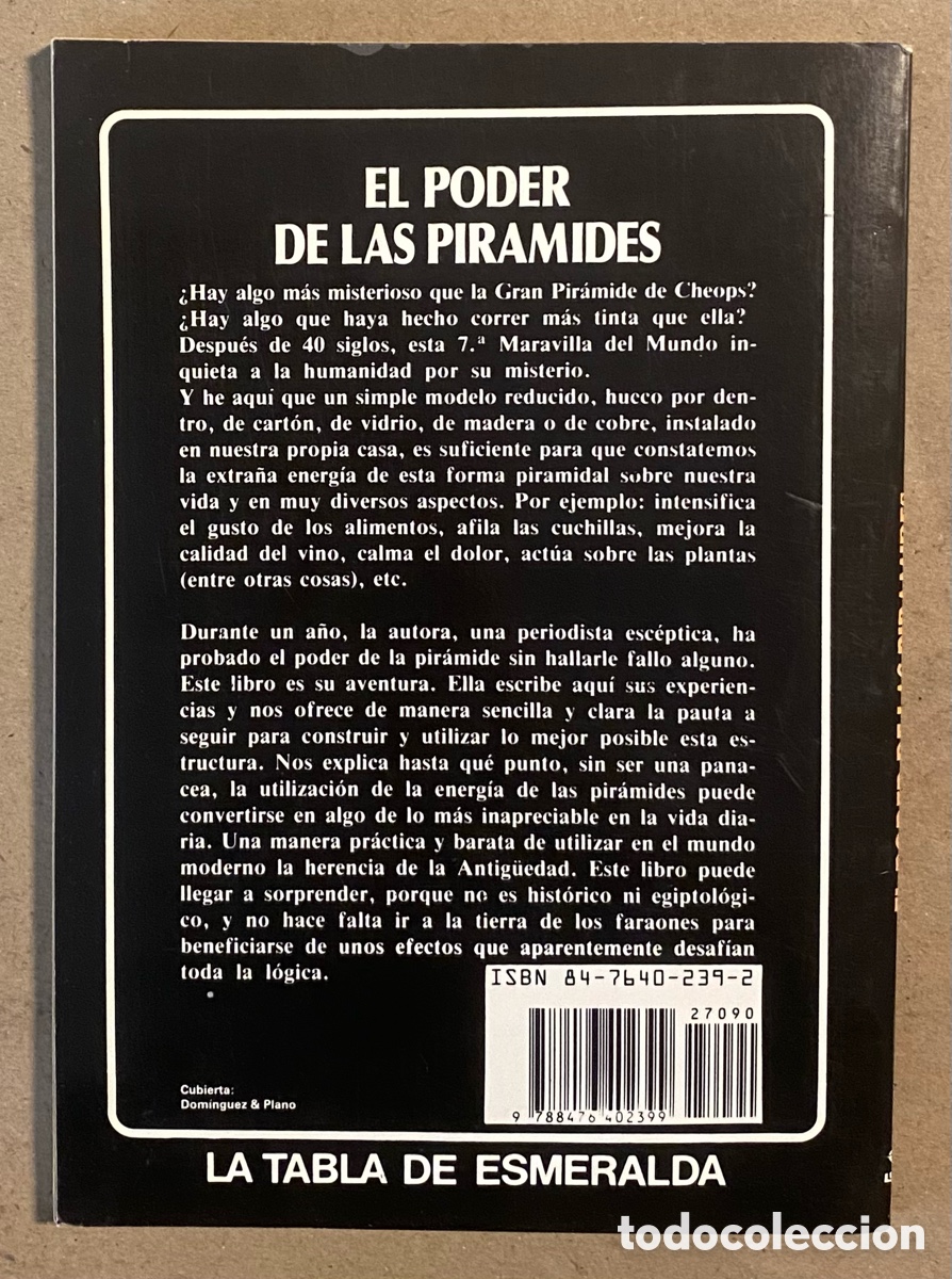 Libros de segunda mano: EL PODER DE LAS PIR&Aacute;MIDES. ANNIE HASCH. EDAF 1991. LA TABLA DE LA ESMERALDA. - Foto 5