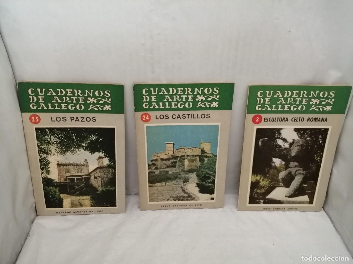 Second hand books: PACK 3 Cuadernos de Arte Gallego: Los Pazos / Los Castillos / Escultura Celto-Romana