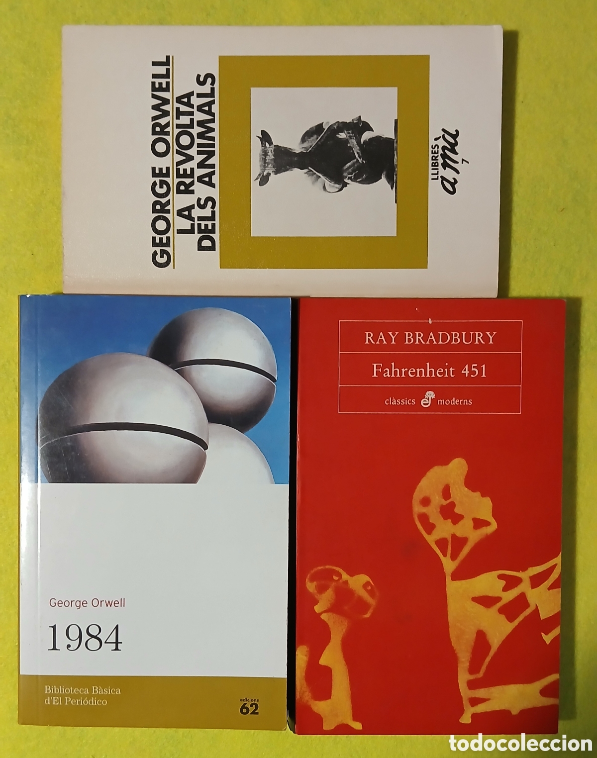 Libros de segunda mano: Llibres dist&ograve;pics, George Orwell, Ray Bradbury - Foto 1