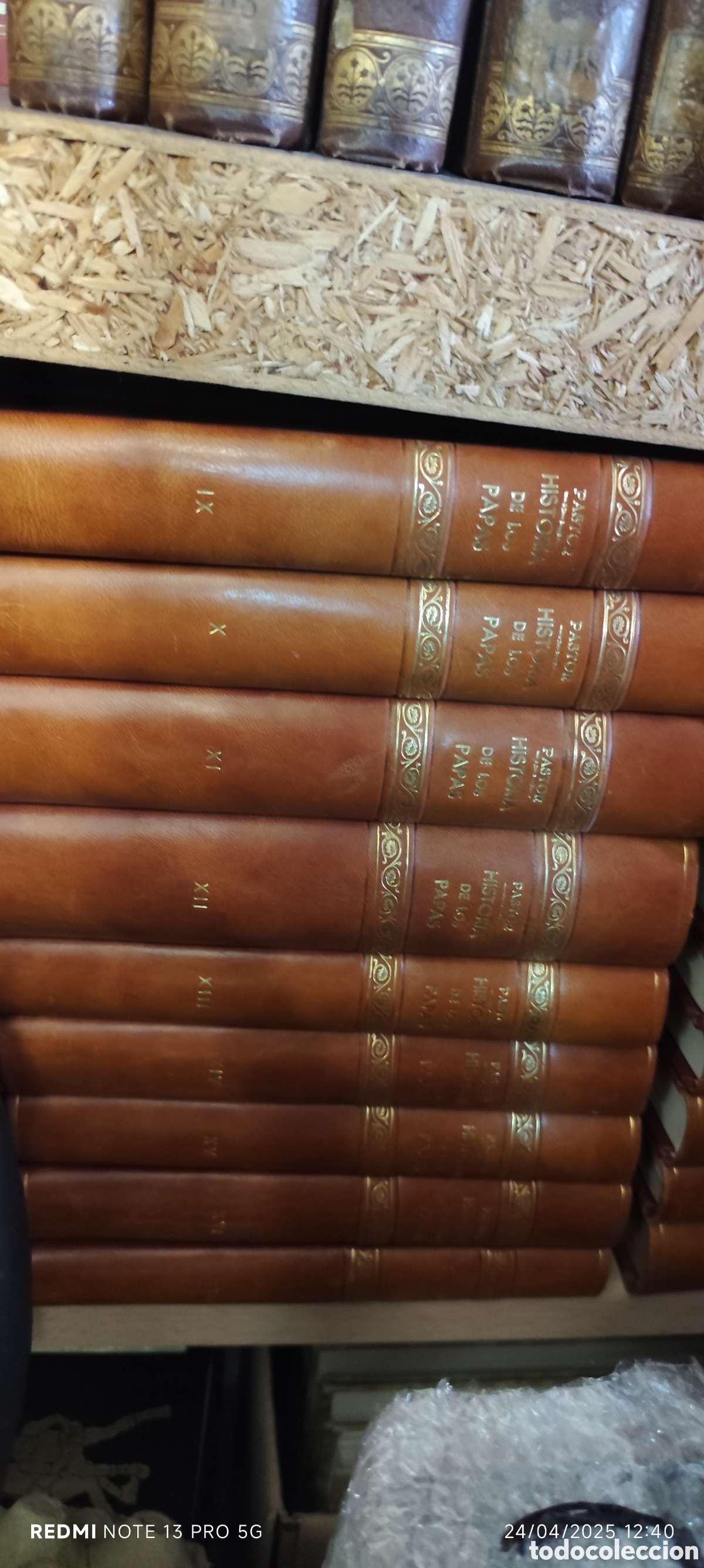 Libros de segunda mano: Historia de los Papas, Pastor. 37 tomos - Foto 1