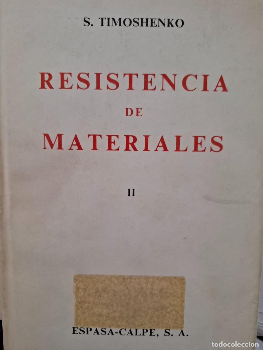 Libros de segunda mano: resistencia de materiales S Timoshenko 2 tomos - Foto 2