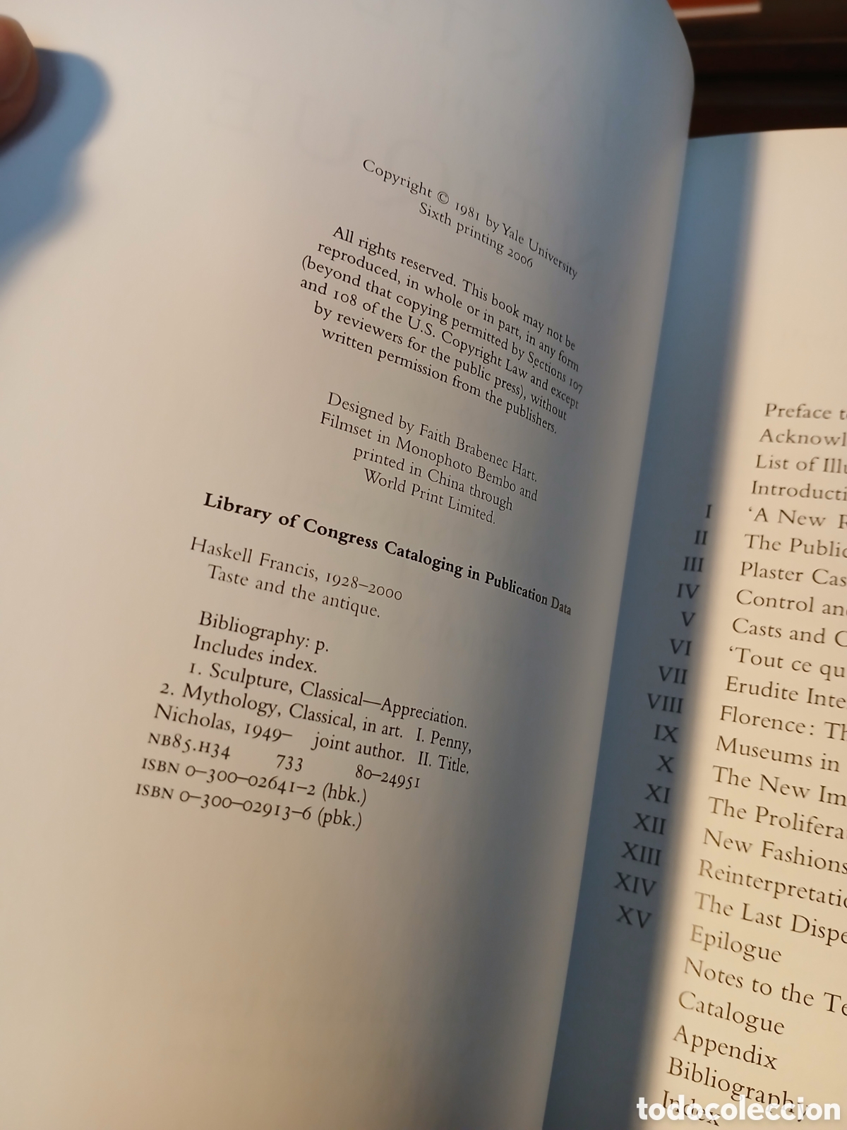 Libros de segunda mano: Taste and Antique, Francis Haskell & Nicholas Penny - Foto 4