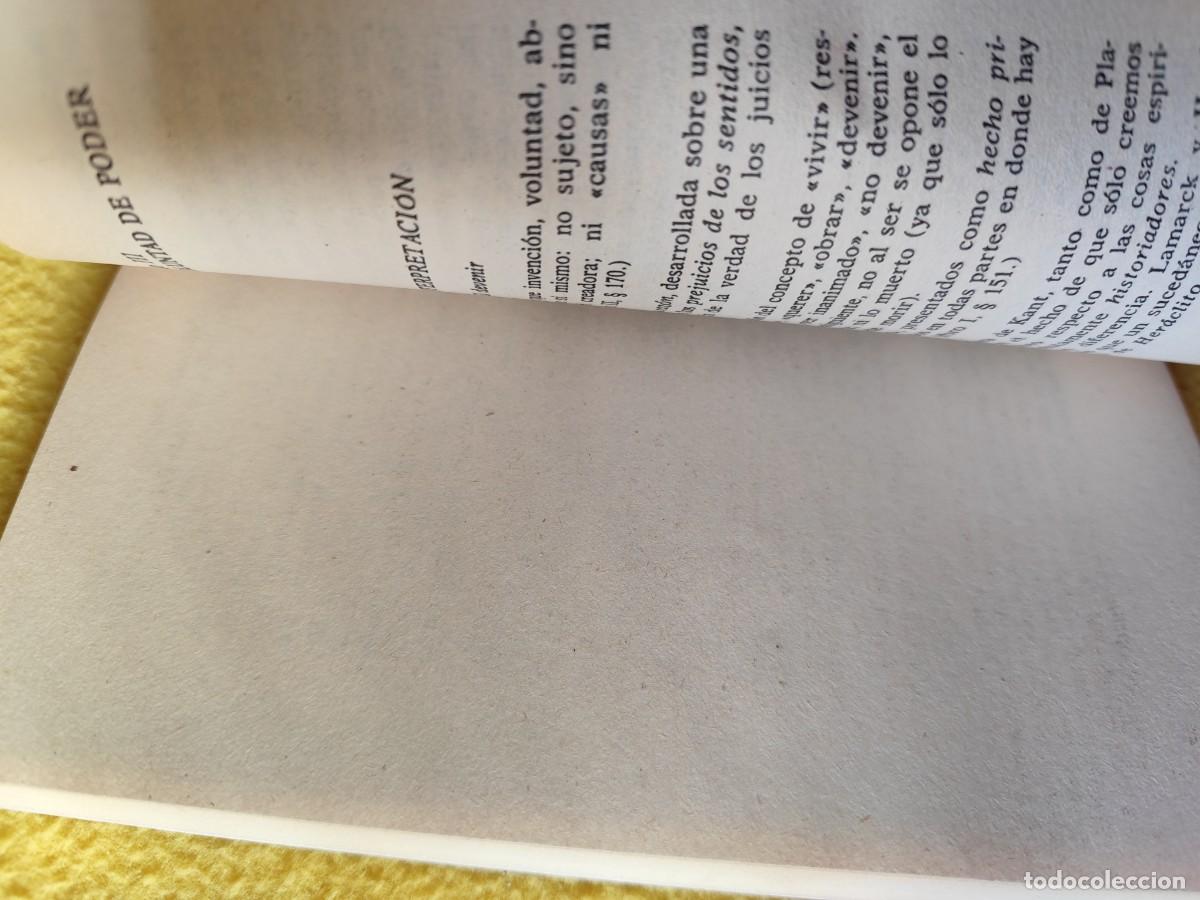 Libros de segunda mano: EN TORNO A LA VOLUNTAD DE PODER / FRIEDRICH NIETZSCHE / EVA 257-260 / PLANETA DE AGOSTINI - Foto 5