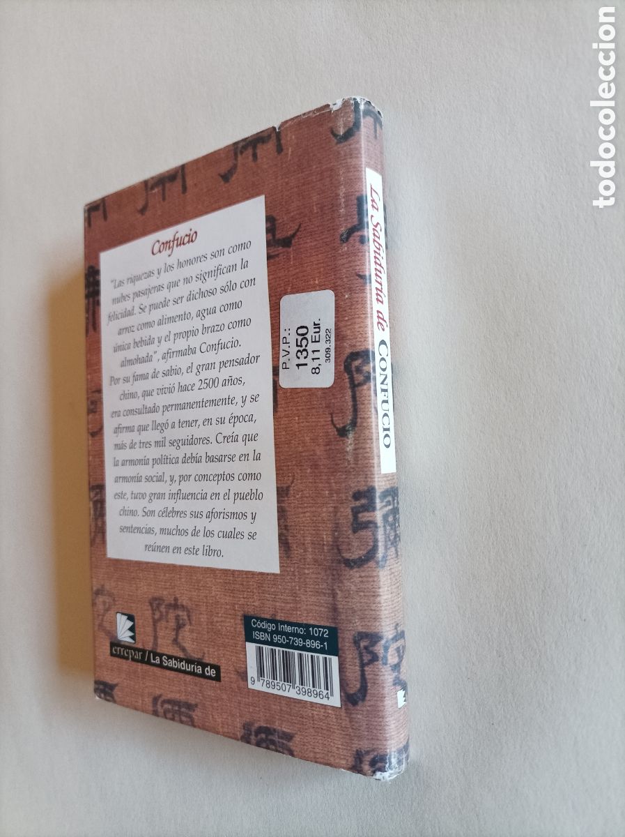 Libros de segunda mano: La sabidur&iacute;a de Confucio, compilaci&oacute;n y pr&oacute;logo Silvia Arrau. - Foto 6