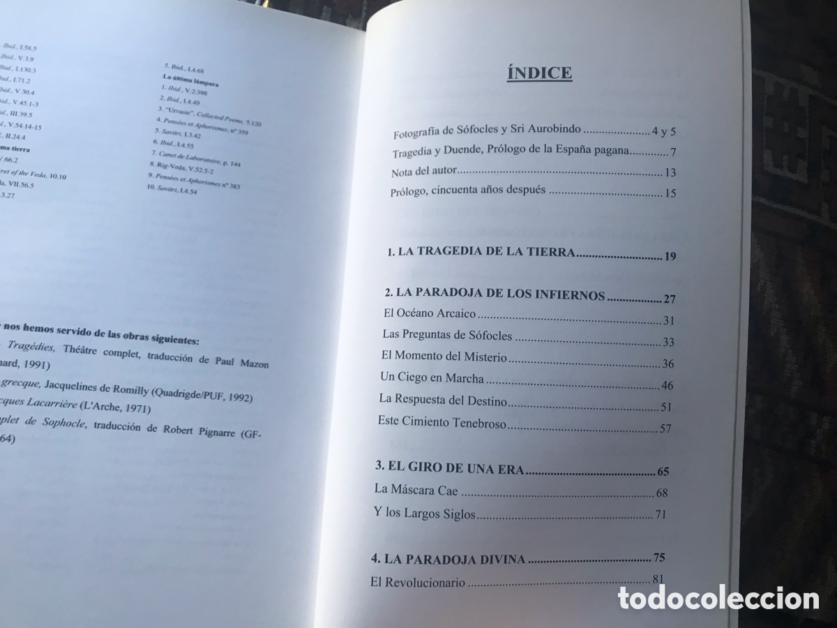 Libros de segunda mano: La tragedia de la tierra. De S&oacute;focles a Sri Aurobindo - Foto 5