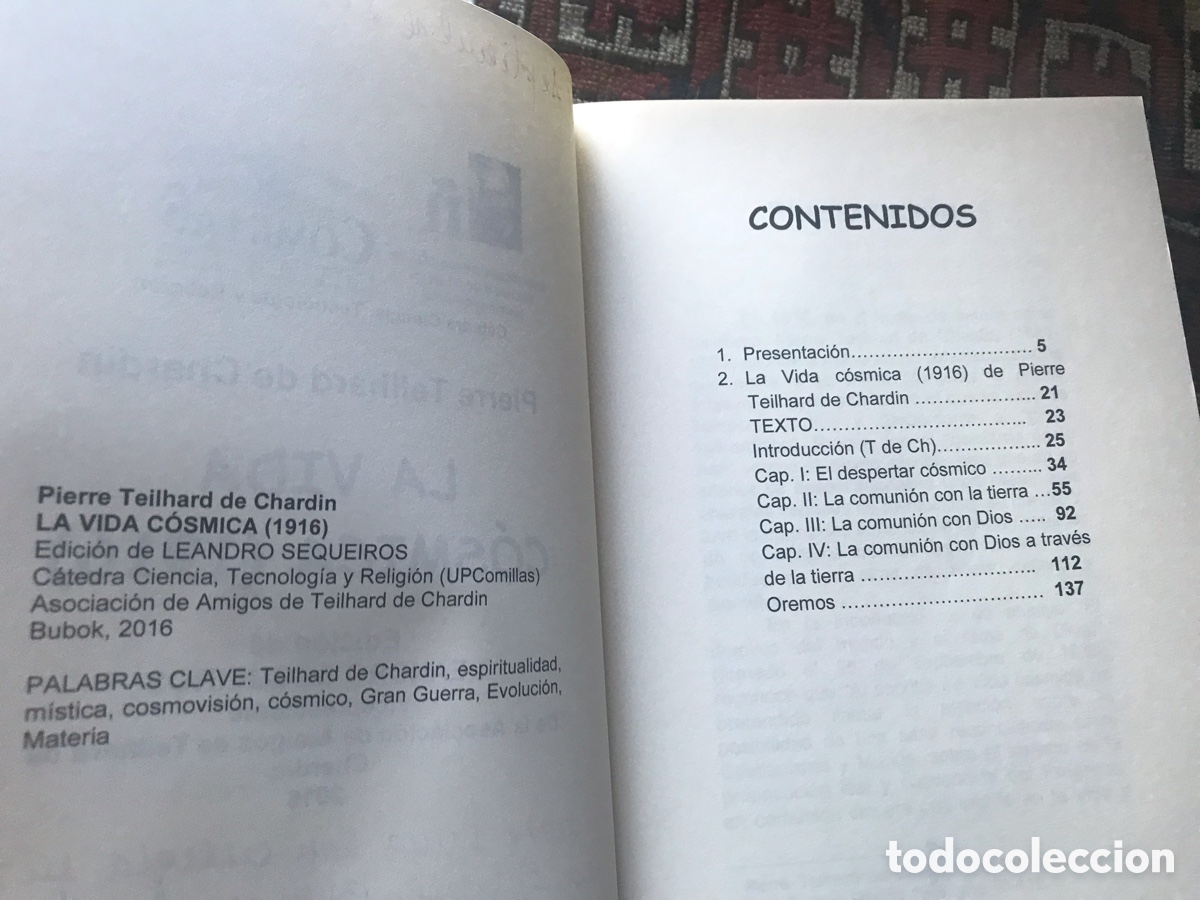 Libros de segunda mano: La vida c&oacute;smica. Pierre Teilhard de Chardin. - Foto 4