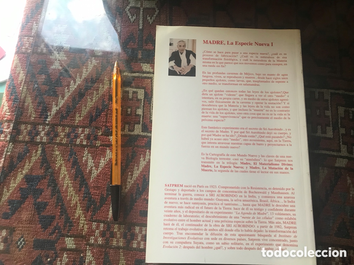 Libros de segunda mano: Madre. La especie nueva I. Satprem. - Foto 3