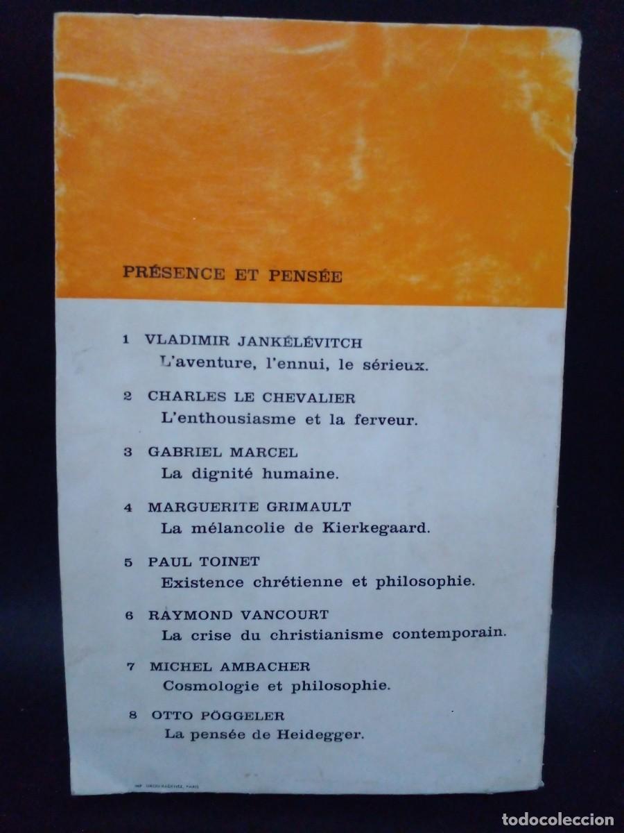 Libros de segunda mano: OTTO POGGELER - LA PENS&Eacute;E DE HEIDEGGER - 1967 - Foto 4
