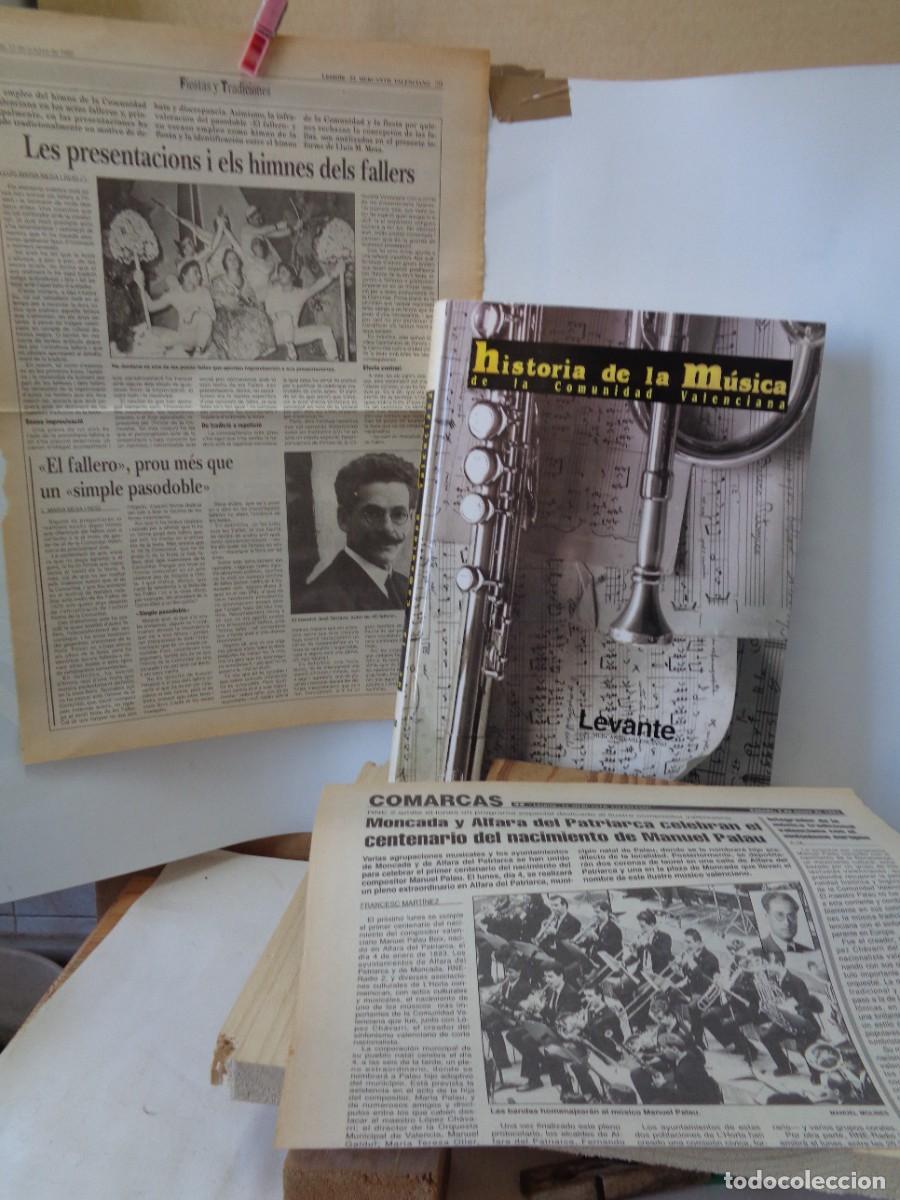 Libros de segunda mano: &iexcl;&iexcl; HISTORIA DE LA MUSICA. Comunidad Valenciana. 1992. + 2 Recortes. Maestro J. SERRANO. !!C-22.
