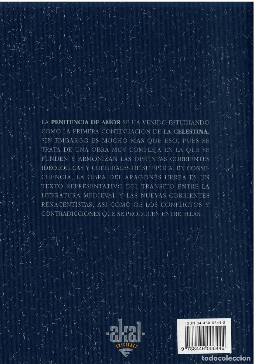 Libros de segunda mano: PENITENCIA DE AMOR - Pedro Manuel Xim&eacute;nez de Urrea - Foto 2