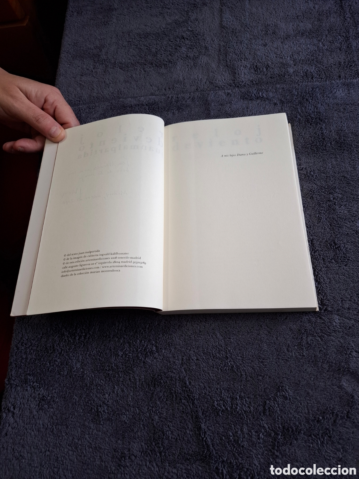 Libros de segunda mano: L18. Reloj De Viento - Juan Malpartida, Artemisa Ediciones 2008. - Foto 8