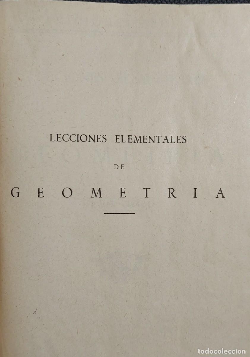 Libros de segunda mano: ANTIGUO LIBRO ESCOLAR MINI ( GEOMETR&Iacute;A ) de Ediciones BRU&Ntilde;O. 1&ordm; Grado. - Foto 2