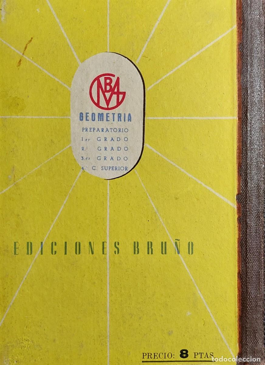 Libros de segunda mano: ANTIGUO LIBRO ESCOLAR MINI ( GEOMETR&Iacute;A ) de Ediciones BRU&Ntilde;O. 1&ordm; Grado. - Foto 4