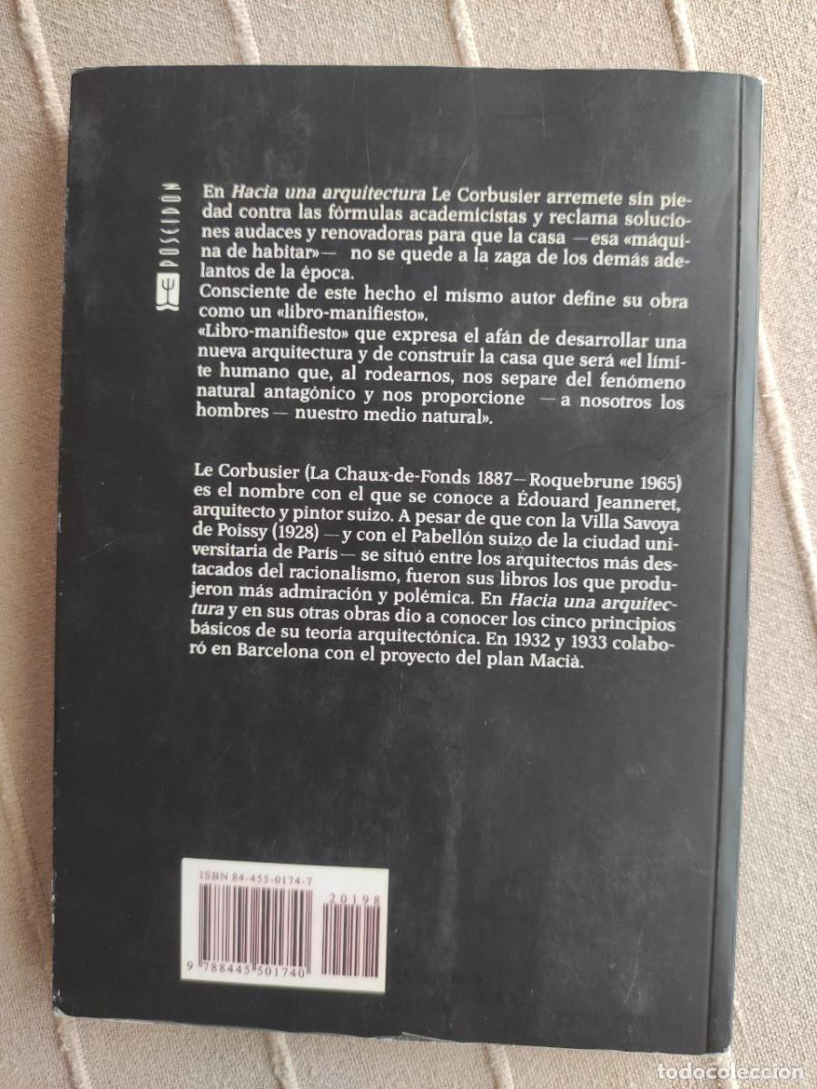 Libros de segunda mano: Hacia una arquitectura - Le Corbusier - Foto 2