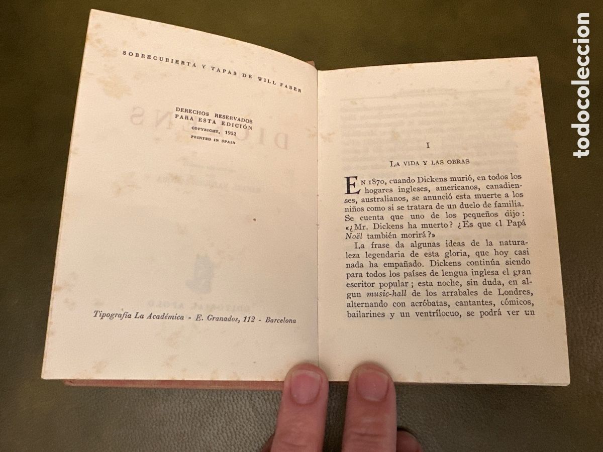 Libros de segunda mano: Andr&eacute; Maurois - Dickens - Editorial Apolo - 1952 - Foto 5