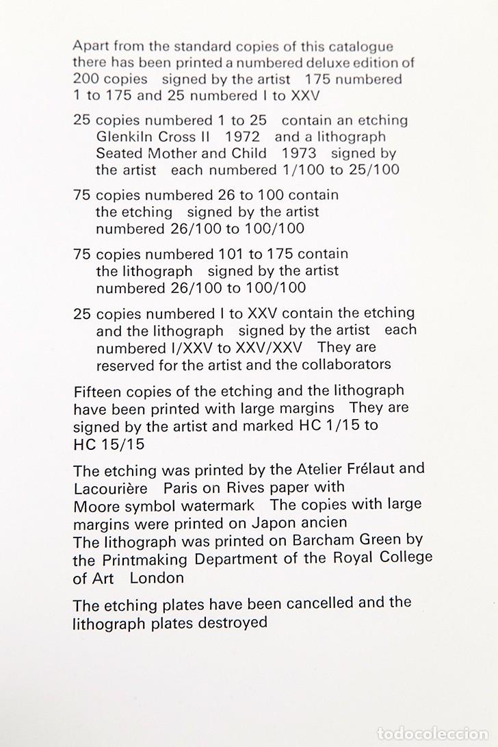 Libros de segunda mano: HENRY MOORE - THE GRAPHIC WORK 1931-1972 - Foto 4