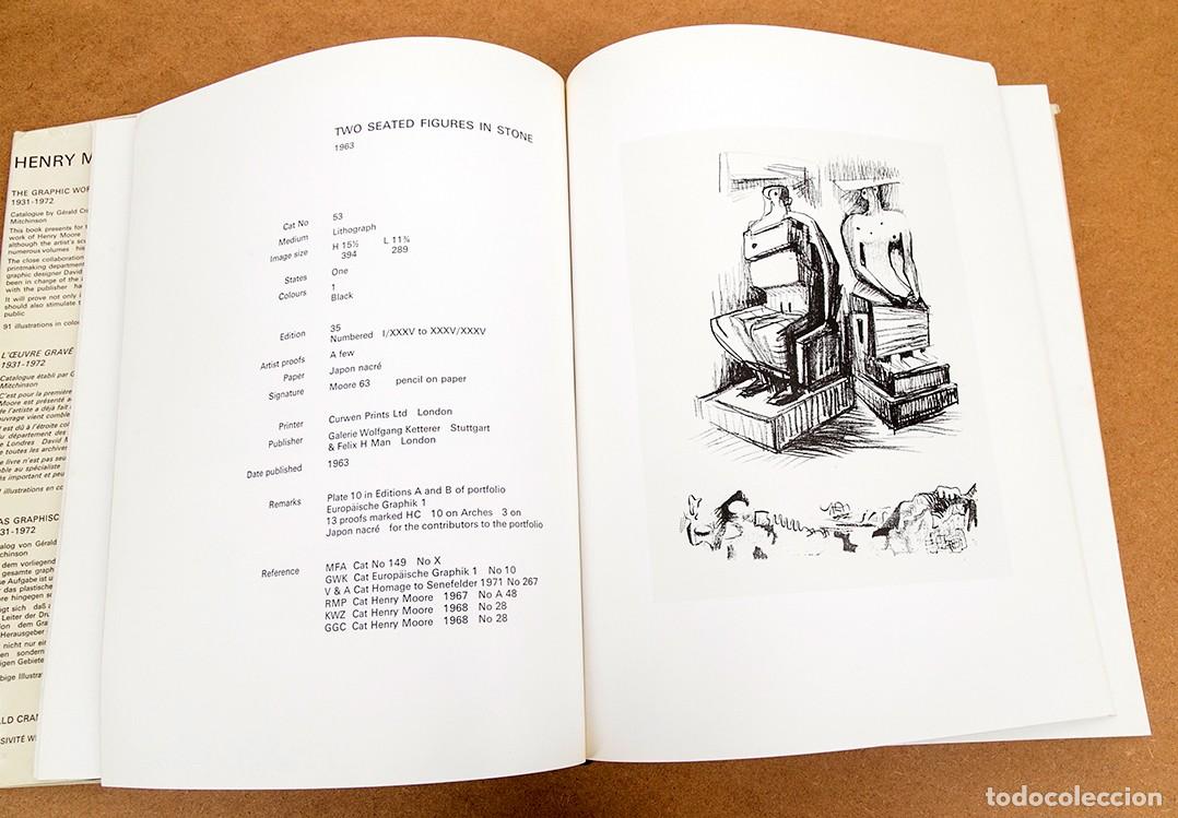 Libros de segunda mano: HENRY MOORE - THE GRAPHIC WORK 1931-1972 - Foto 6