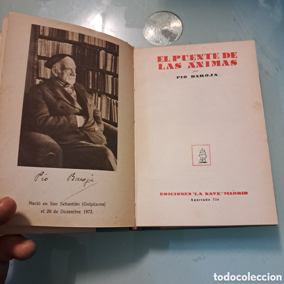 Libros de segunda mano: P&iacute;o Baroja El puente de las animas, Ediciones La Nave - Foto 2