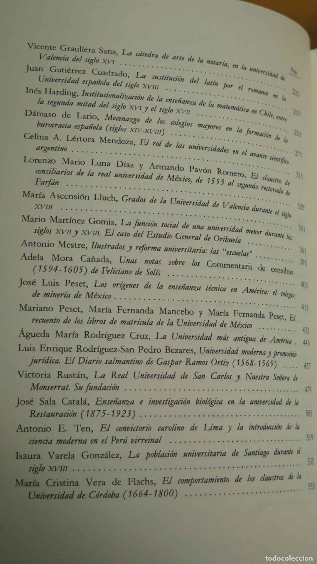 Libros de segunda mano: UNIVERSIDADES ESPA&Ntilde;OLAS Y AMERICANAS. VVAA - Foto 3