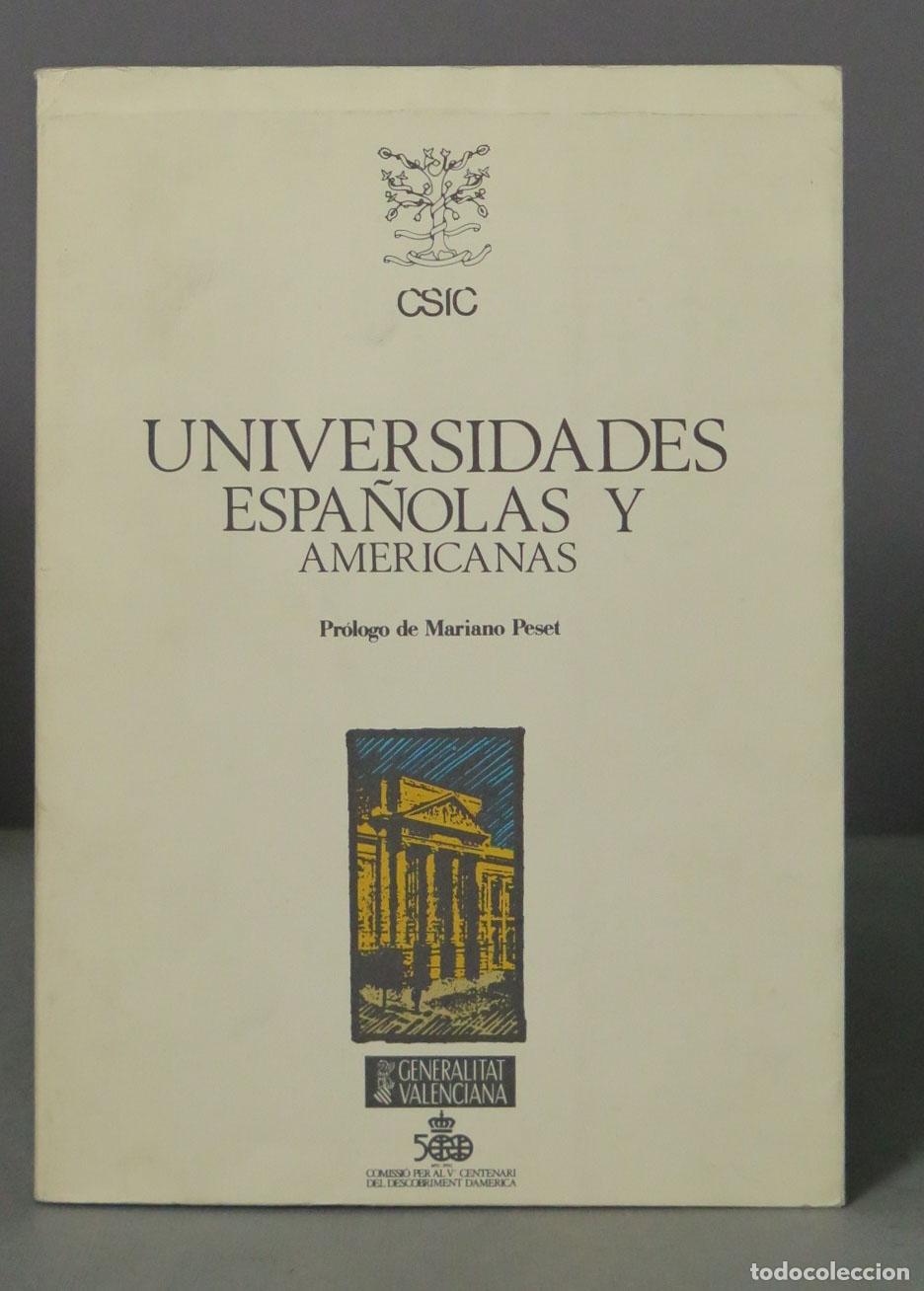 Libros de segunda mano: UNIVERSIDADES ESPA&Ntilde;OLAS Y AMERICANAS. VVAA - Foto 1