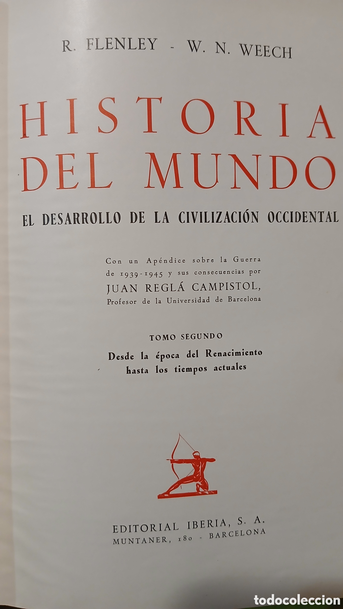 Libros de segunda mano: Historia del mundo, Flenley y Weech - Foto 2